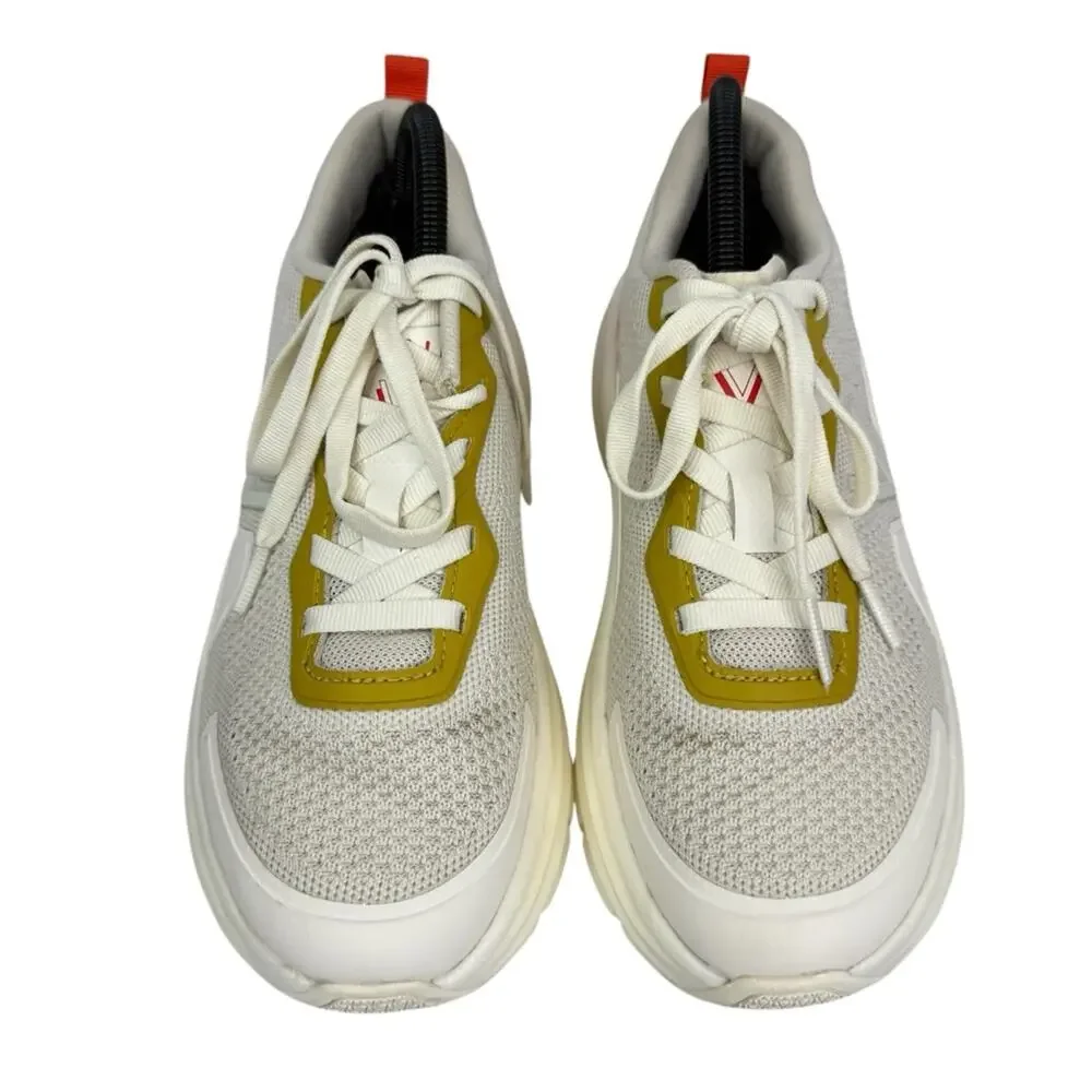 VIONIC Women’s Sz 8.5 Walk Max Sneaker Cream/Tangerine Tango Comfortable Mesh